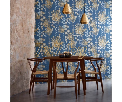 Purity Edit 111651 Moku Wide Width Indigo/Pebble