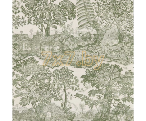 HIGHGROVE 217479 Highgrove Toile Yew Green