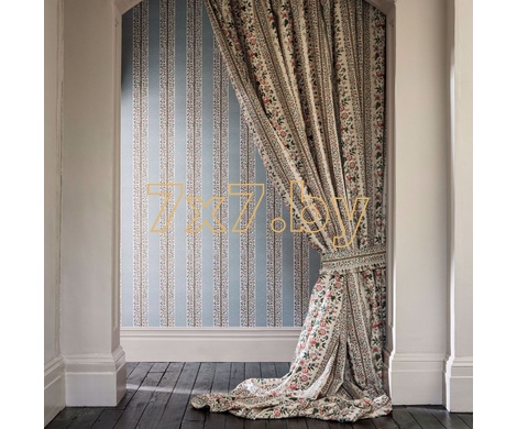 HIGHGROVE 217486 Pergola Stripe Mineral Blue/Wisteria