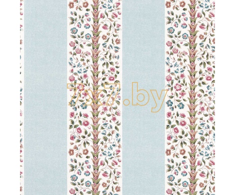 HIGHGROVE 217486 Pergola Stripe Mineral Blue/Wisteria