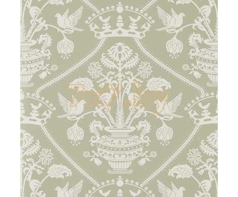 HIGHGROVE 217502 Damask Silver Green