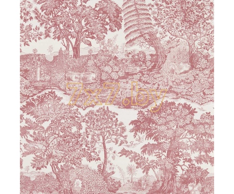 HIGHGROVE 217505 Highgrove Toile Madder Rose